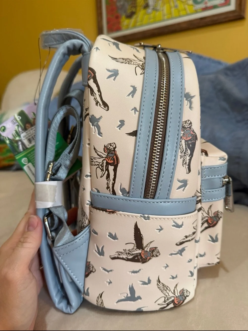 Loungefly Wizard of Oz Flying Monkey Backpack and wallet